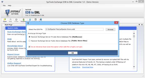 SysTools Exchange EDB Viewer